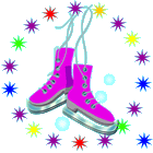 Pink skates